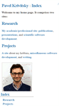 Mobile Screenshot of krivitsky.net